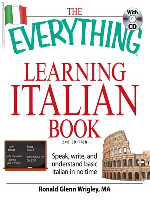 cover image of The Everything Learning Italian Book